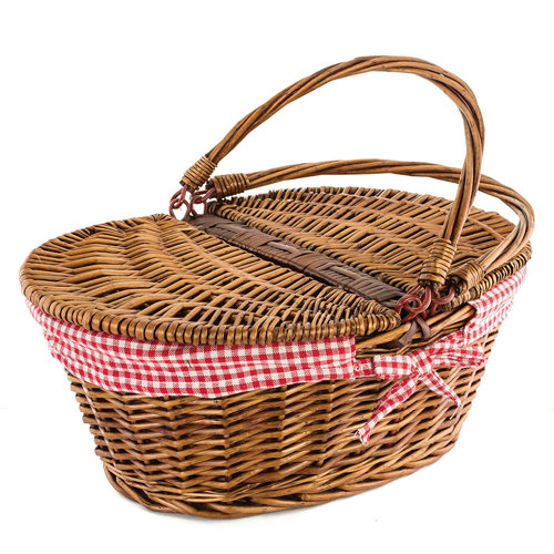 August Grove® Cotton Picnic Basket , Service for 2 & Reviews Wayfair